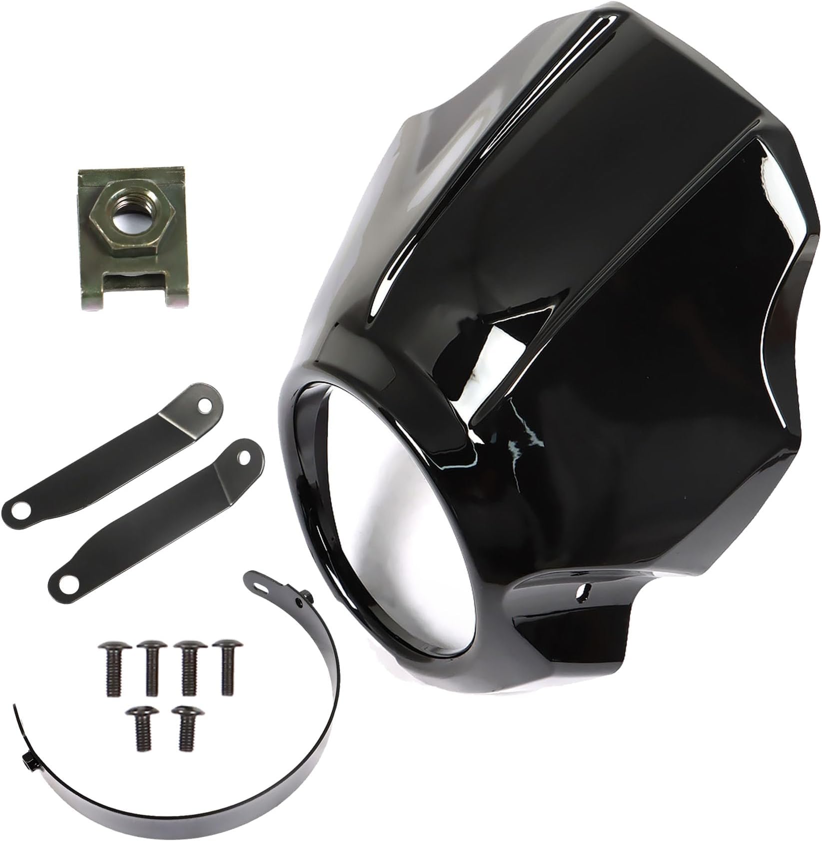 Silscvtt Headlight Fairing Windshield Cover Replacement for Yamaha Bolt XVS 950 2014-2021
