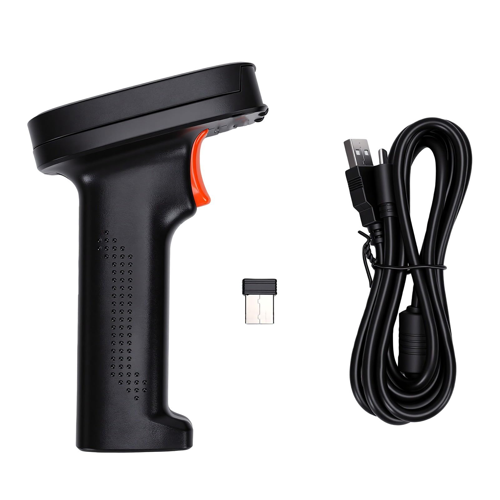 Jectse Scanner de Code-Barres QR sans Fil Portatif