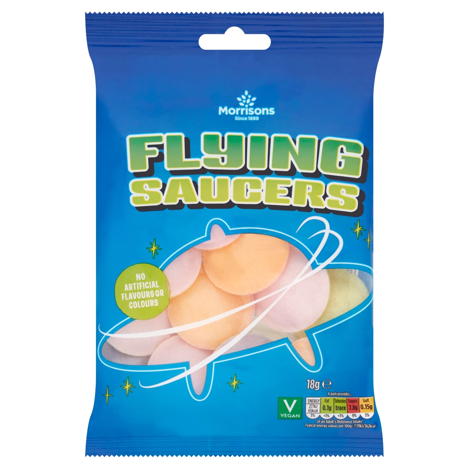 Morrisons Flying Saucers 18 g