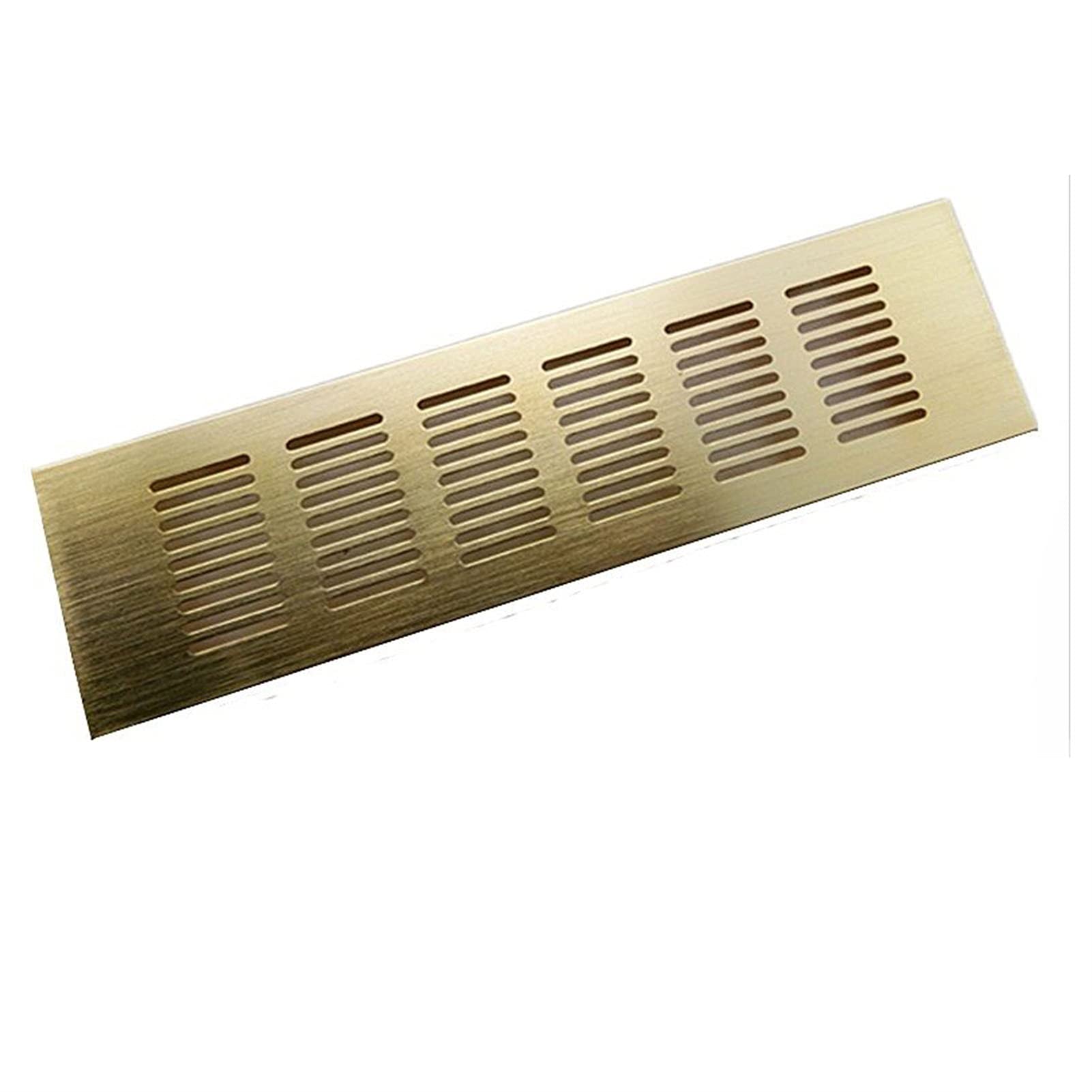 Tgdgfkias Golden Vent Cover For Walls, Aluminum Alloy Mesh Air Vent Grille Cover 200X(200-800) Mm Multicolor For Cabinets(,200X300mm)