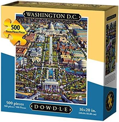 Dowdle Folk Art Washington DC Jigsaw Puzzle