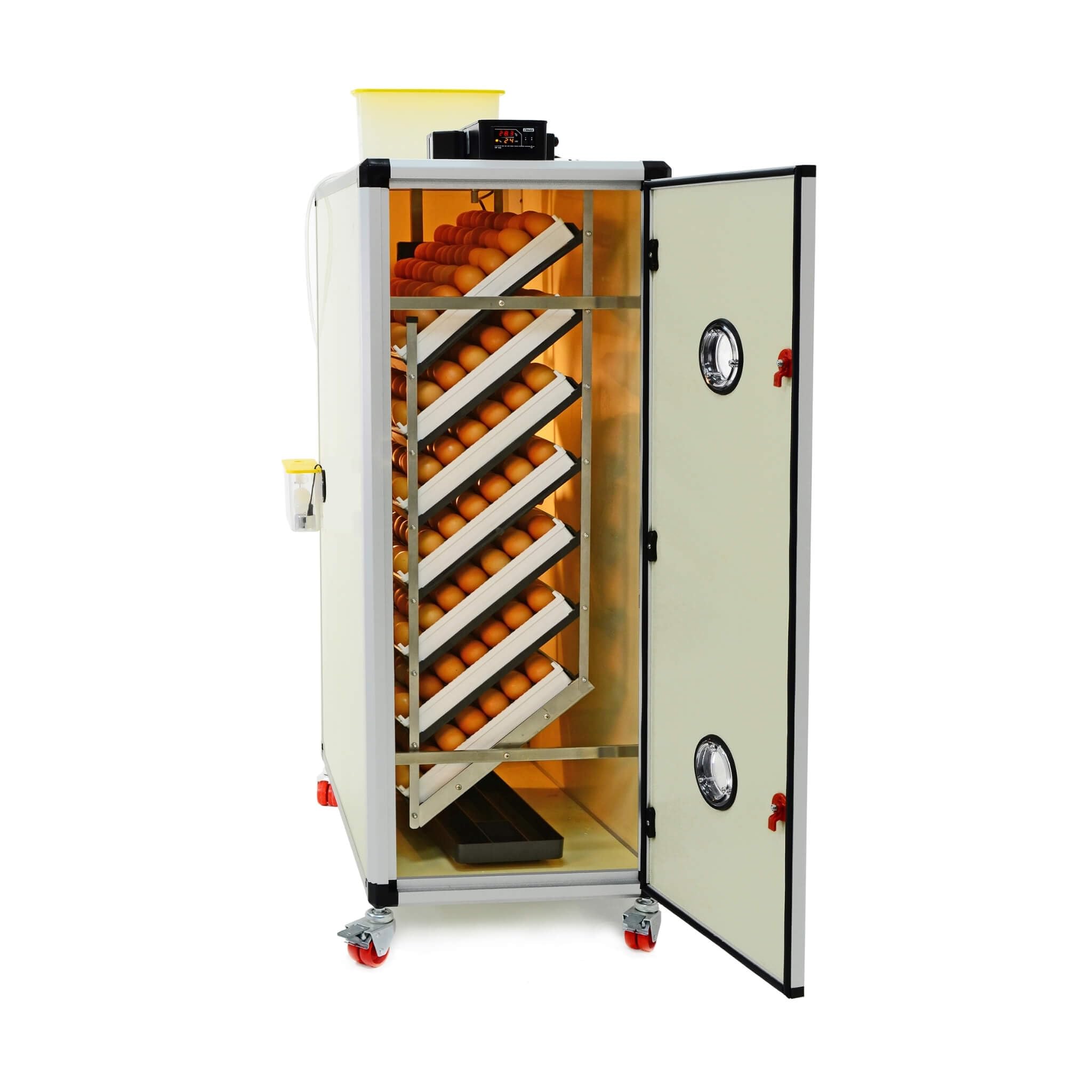 HB500S Egg Incubator with Automatic Egg Turning and Humidity Control, Adjustable Egg Setter Trays, Perfect Poultry Incubator, Set and Forget Design for Poultry Enthusiasts - Cimuka by Hatching Time