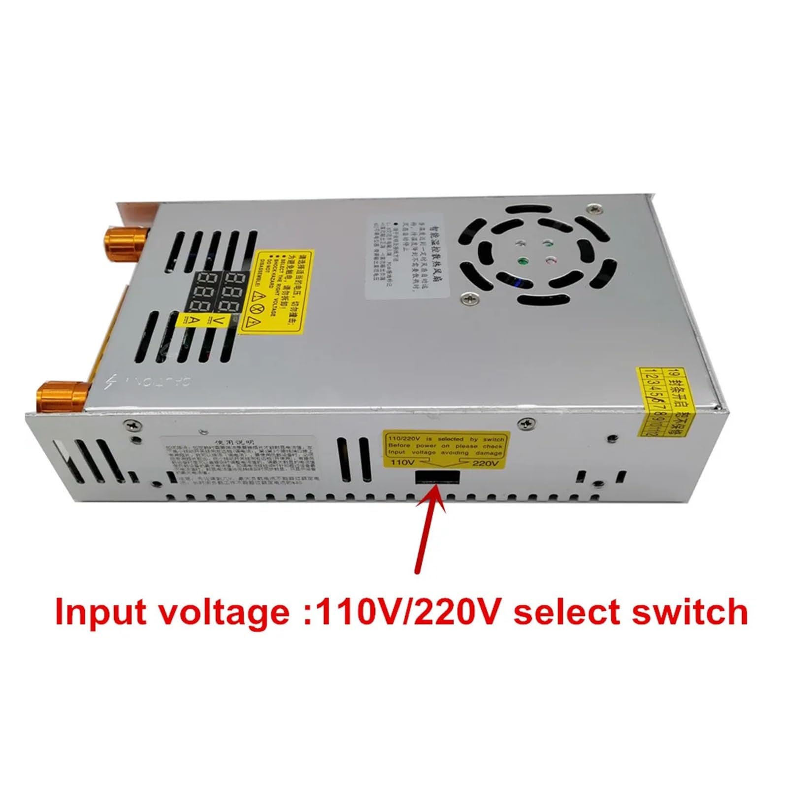 480 W Regulowany Zasilacz Impulsowy Z Cyfrowym Wyświetlaczem Transformator Konwerter Do LED DC 12 V 5 V 24 V 36 V 48 V 60 V 80 V 120 V 160 V Wszechstronny i wydajny(0-220V 0-2A)