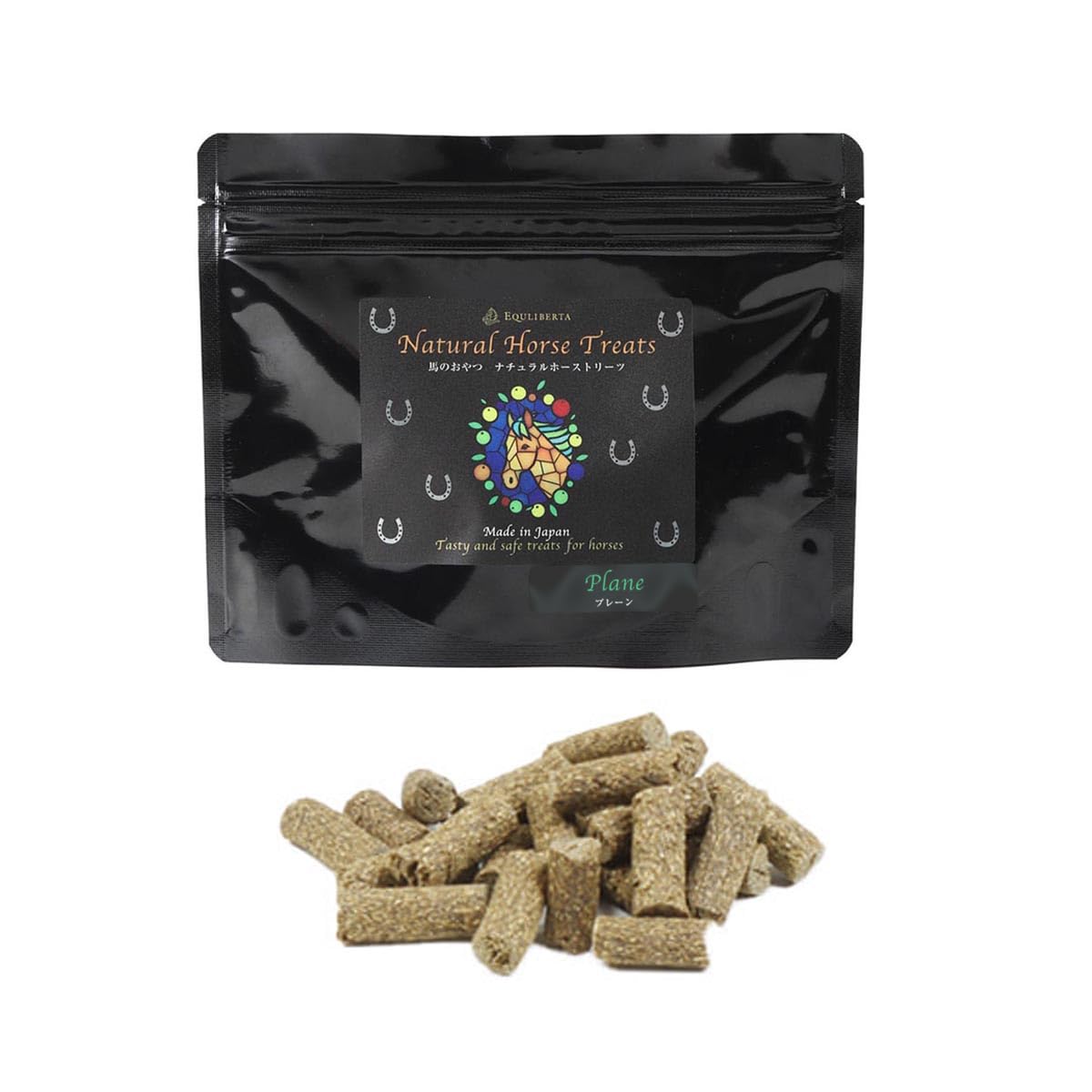 Amazon.co.jp: 乗馬用品 馬のおやつ ナチュラルホーストリーツ 100g  