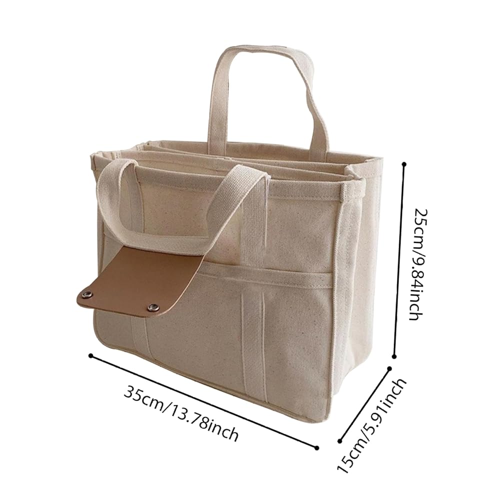 Amazon.com: NewGtuizi Canvas Tote Bags, 13.8inch Large