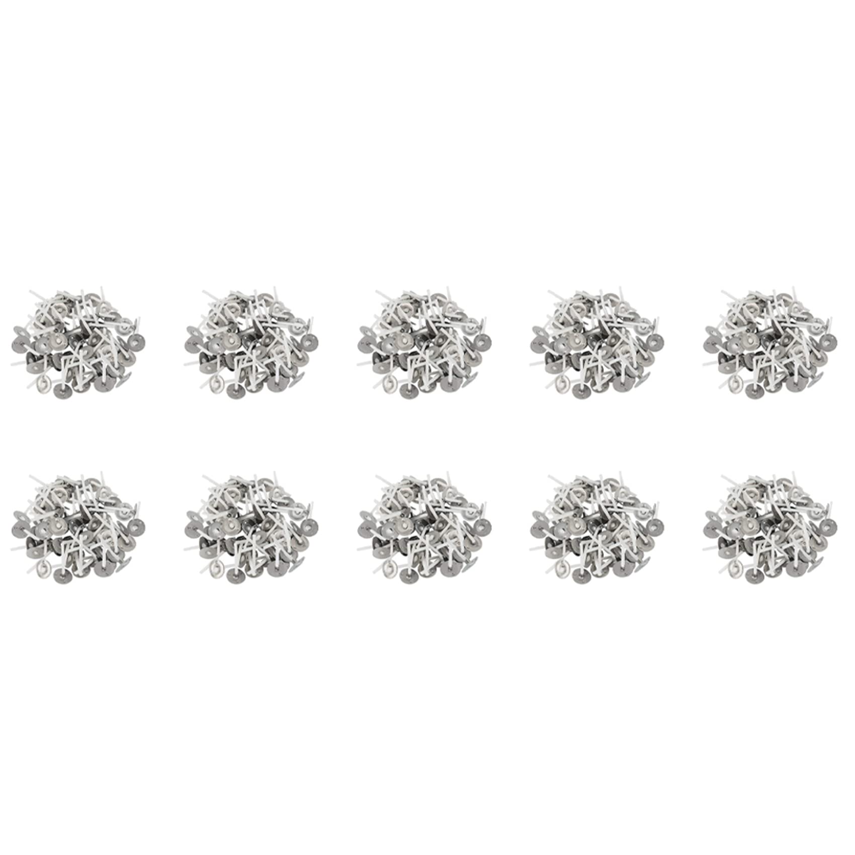 Hndhbfgrt 5000Pcs Candle Wicks 1 Inch Low Smoke Candle Wick with Metal Tabs Tea Light Wicks for Candle Making