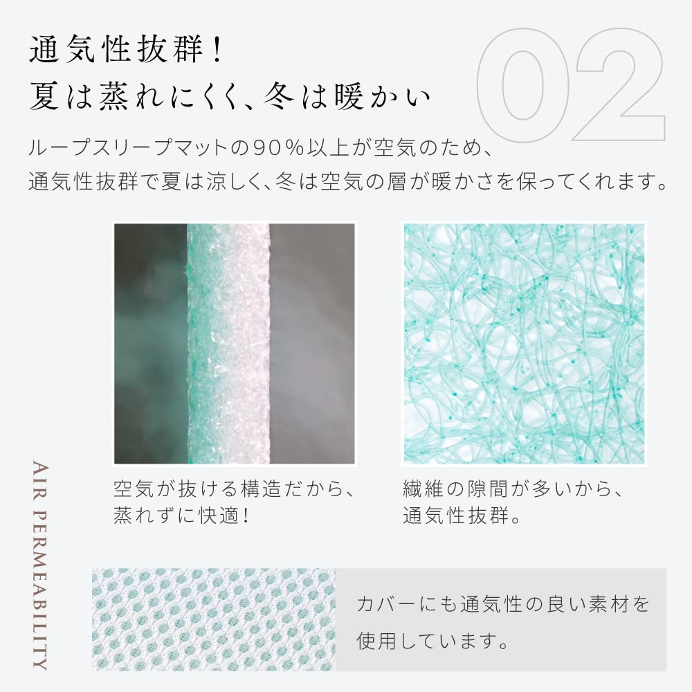 Amazon.co.jp: [10mois(ディモワ)] LOOP SLEEPマット ミニサイズ