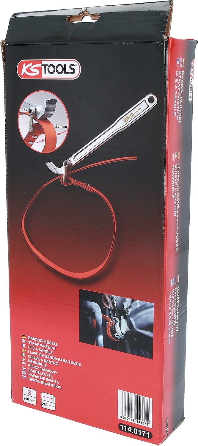 KS Tools 1140171 Stilson Pipe Wrench with Fabric Strap Diameter 240 mm - Image 2