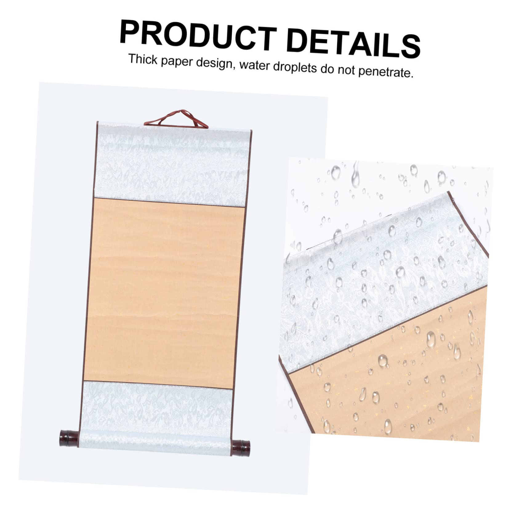 SHINEOFI 3 Piezas De Papel De Arroz Rollo De Lienzo Rollos De Papel En Papel De Pergamino Chino Pergamino De Pared Artístico Pancarta Blanca Papeles Rodantes Pergamino De