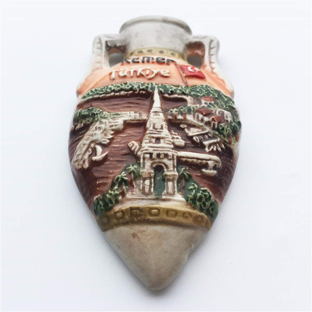 3D-Kühlschrankmagnet Kemer Türkei – Blaues Souvenir, Ca. 4,8x8 Cm, Perfekt Als Reisegeschenk Und Deko
