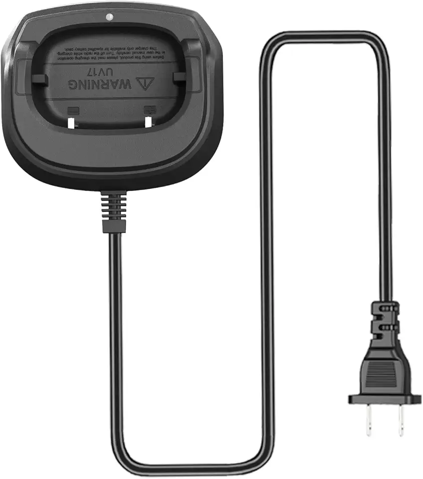 BAOFENG Carregador de mesa UV-17R com luz indicadora para saída de acessório de rádio bidirecional DC8.4V Walkie Talkie Carregamento de bateria para UV-21 Pro