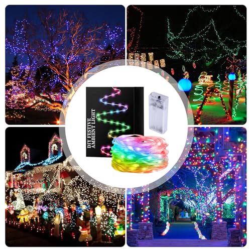 Luzes de corda de fadas para exteriores, Luzes de corda LED para exteriores,Luzes inteligentes inter