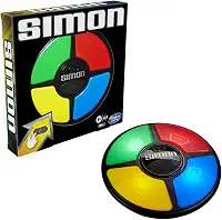 Hasbro Gaming Jogo de Memória Simon Versão Clássica, jogo infantil com sons e luzes para 1 ou mais jogadores, presente para crianças acima de 8 anos