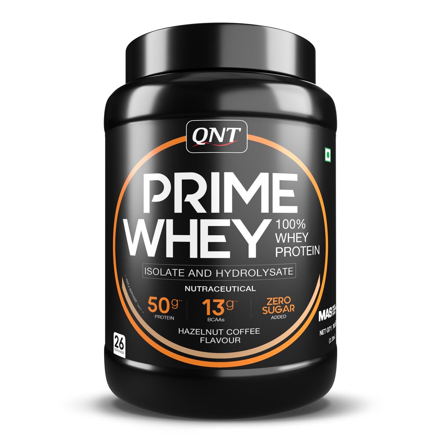 QNT Prime Whey Protein Powder – Hazelnut Coffee | 25g Protein Per Scoop | Whey Isolate, Concentrate & Hydrolysate Blend | 52 Servings | Muscle Growth, Recovery & Strength | 2kg — Amazon image 21