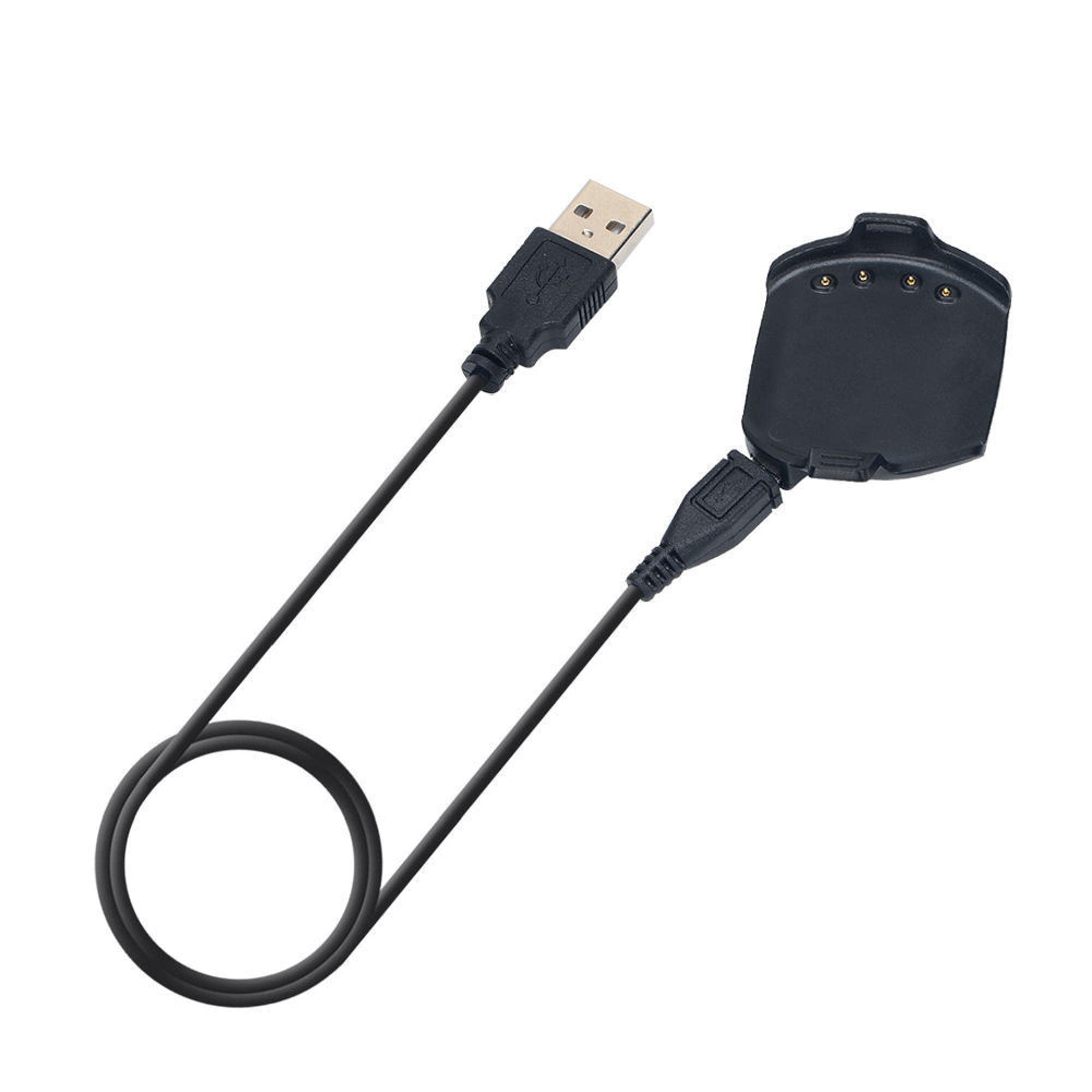 1M USB Charging Charger Cable Sync Data Clip for Garmin Approach S2 S4 GPS Watch