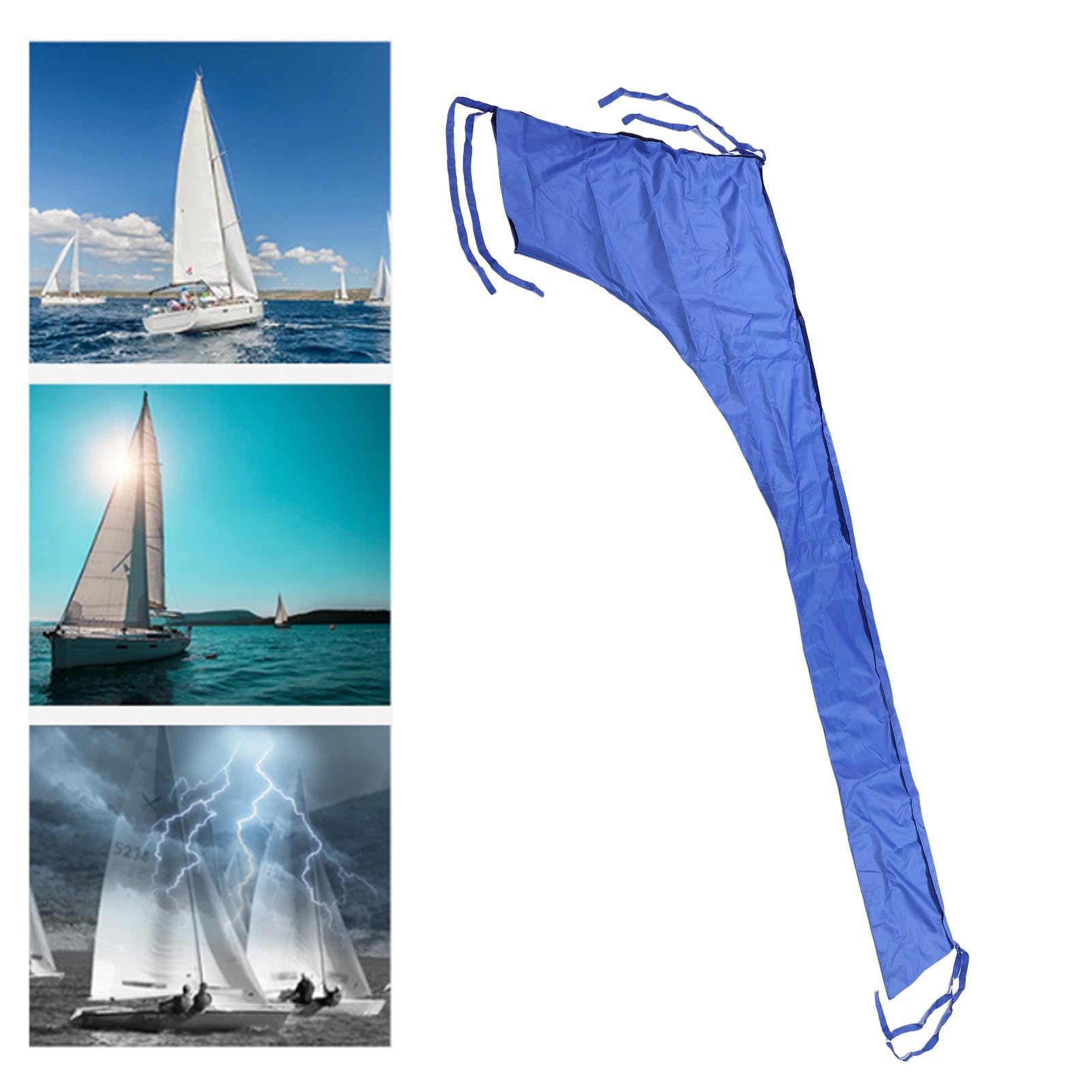 Mingzhe Windproof Mainsail Boom Cover 600D Oxford Cloth Weather Resistant
