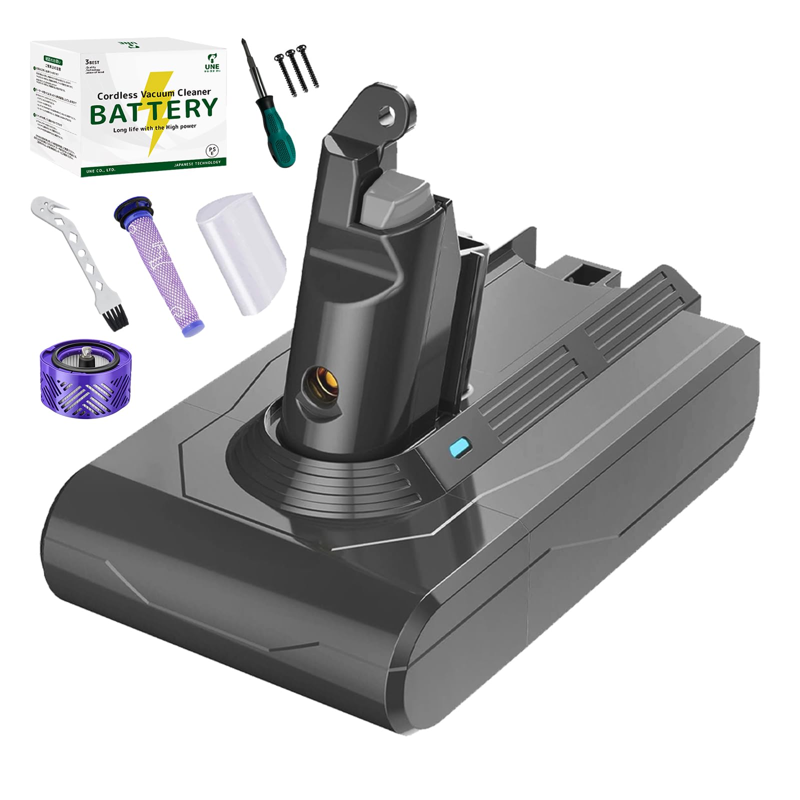 Amazon.co.jp: yewruck 【製造物責任保険】ダイソン バッテリー v6