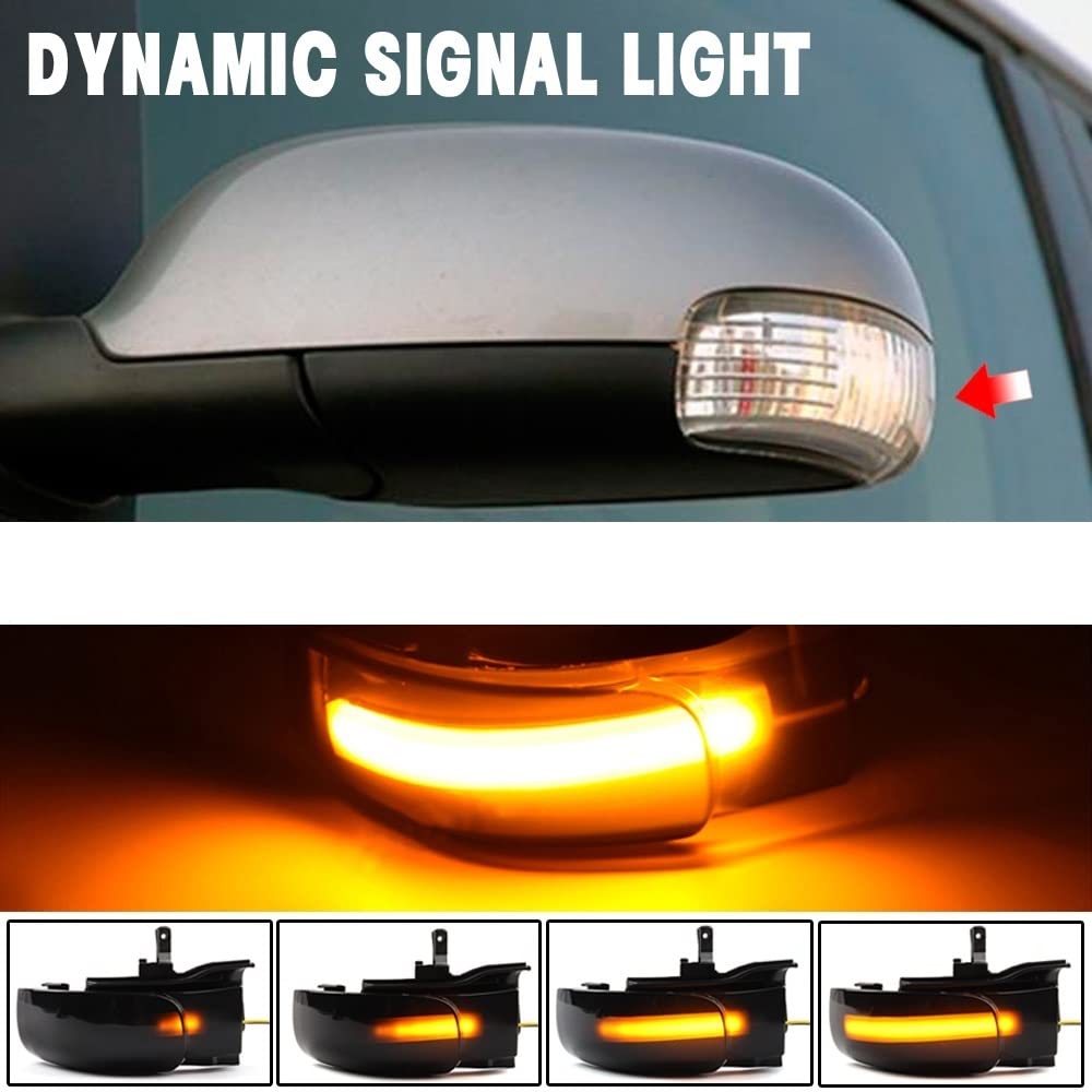 Indicatore Direzione LED VW Touran 2003-2010 - Freccia Specchio Laterale Dinamica Gialla - Foto 7