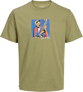 Herren Jormanchester Cubism Front Tee Ss Cn