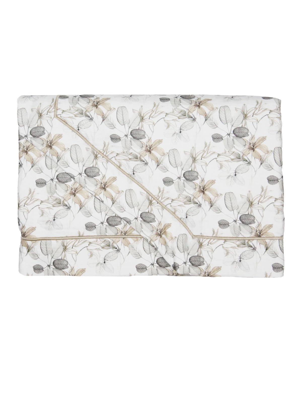 Colcha Fazzini Palazzina Liberty de 2 plazas en color cuerda natural elegante
