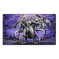 New Mlikemat Playmat Reign-Beaux Overlord of Dark World TCG CCG OCG Trading Card Game Mat with Zones + Free Bag (ZD039-385-A)