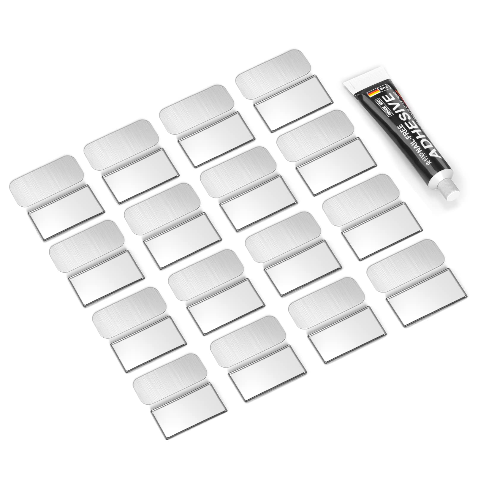 ToniTrui Cabinet Door Magnetic Catch, 0.08” Small and Thin Cabinet Door Magnets for Wardrobe Closet Shutter Mailbox Drawer Cabinet Closure (16 Pack)