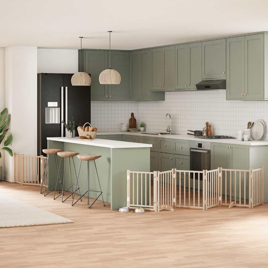 Barrière pour chiots en bois intérieur et extérieur pour un quotidien serein