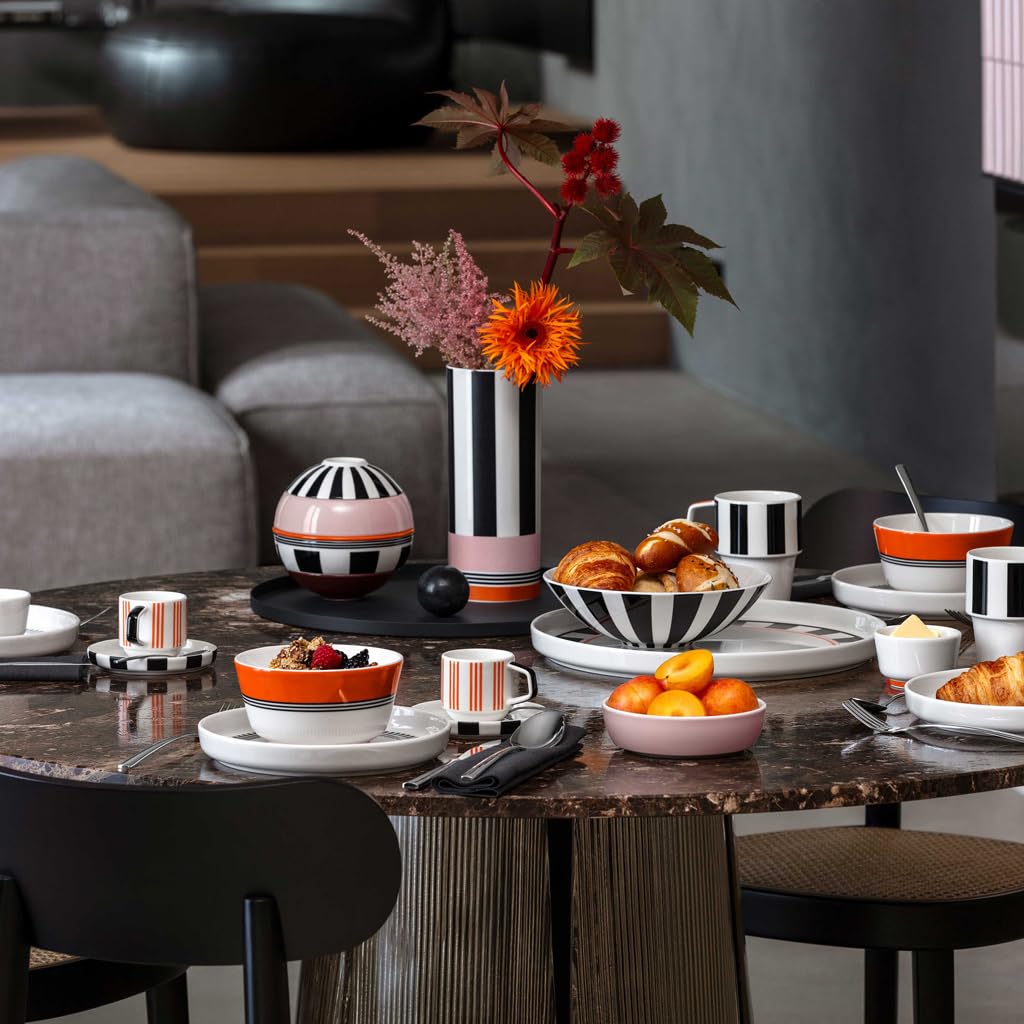 Villeroy & Boch - Memphis Collection ciotola per cereali, multicolore, lavabile in lavastoviglie, utilizzabile nel microonde, ciotola, design iconico, porcellana Premium