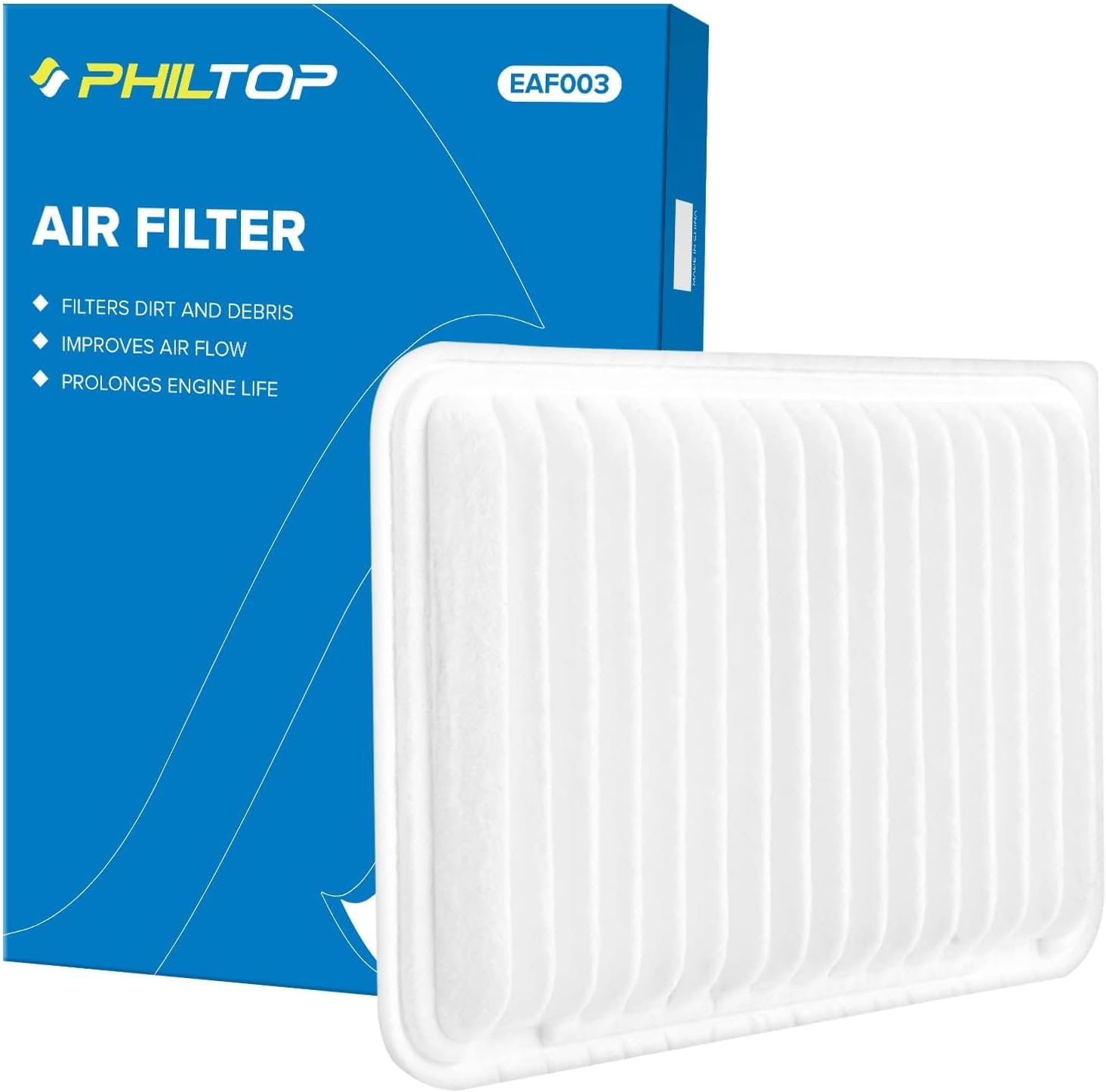 PHILTOP Engine Air Filter CA10171 Replacement for Camry