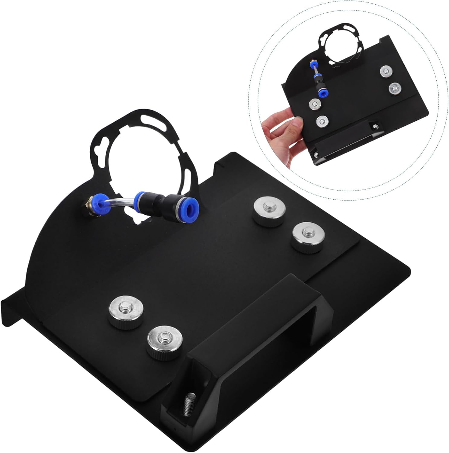 GANAZONO 45degree Upgraded Angle Grinder Stand for Tile Chamfer Cutting Stand Holder Dust Removal