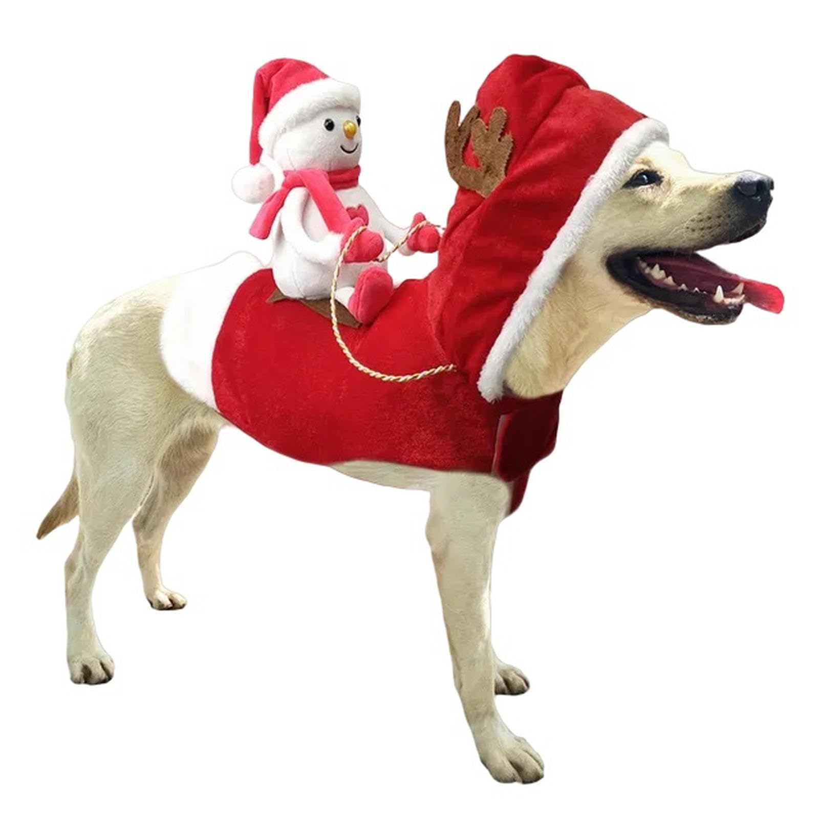 Costume de Chien de Noël Santa Claus Ajustable pour Petit Chien