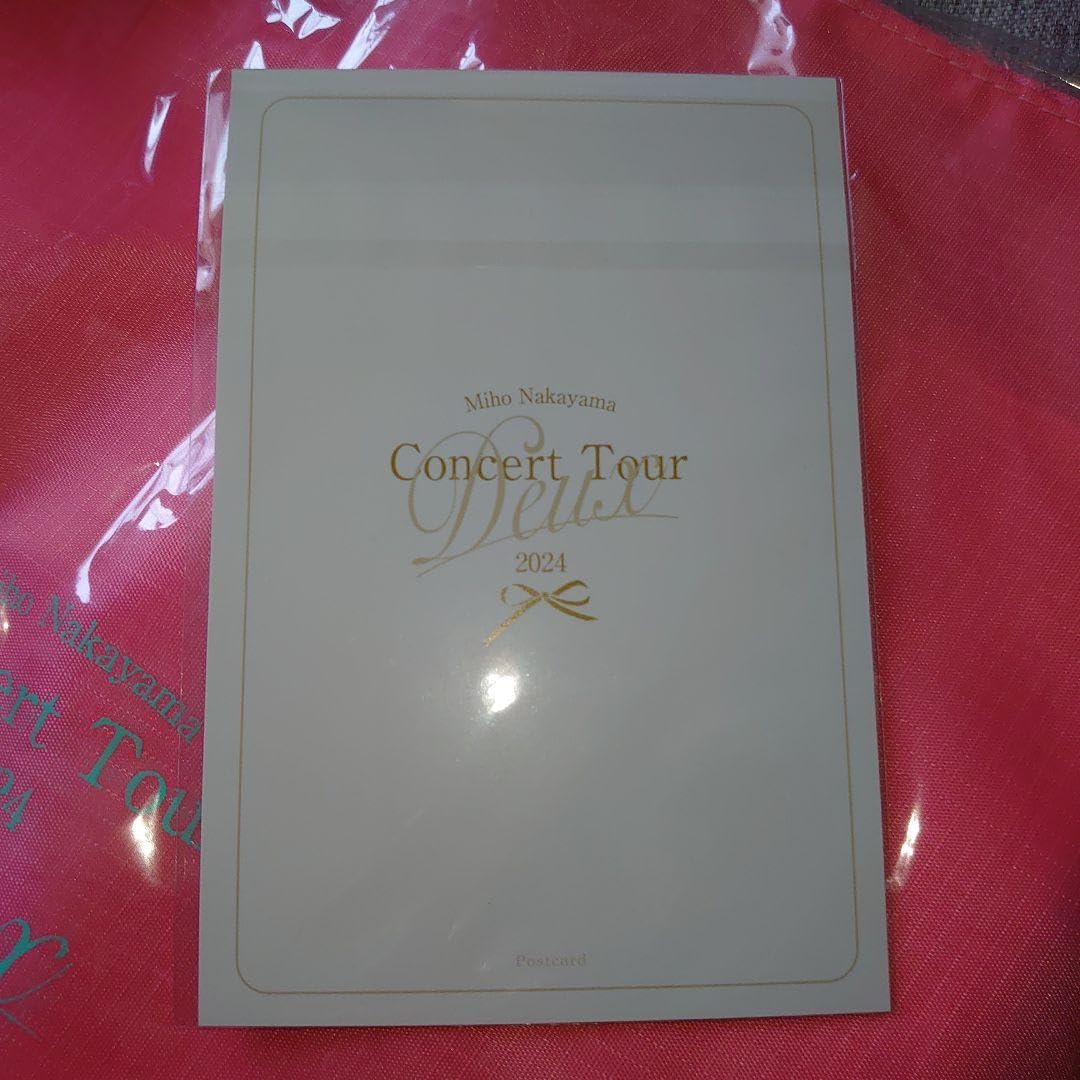 Amazon.co.jp: 中山美穂 Concert Tour 2024 Deux S席特典コンサート