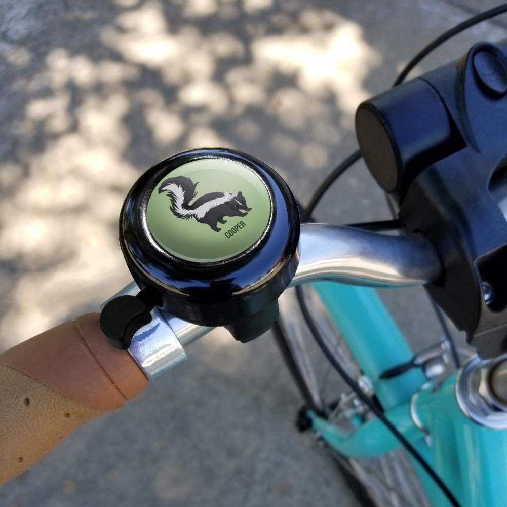 GRAPHICS & MORE Personalized Custom 1 Line Skunk Bicycle Handlebar Bike Bell