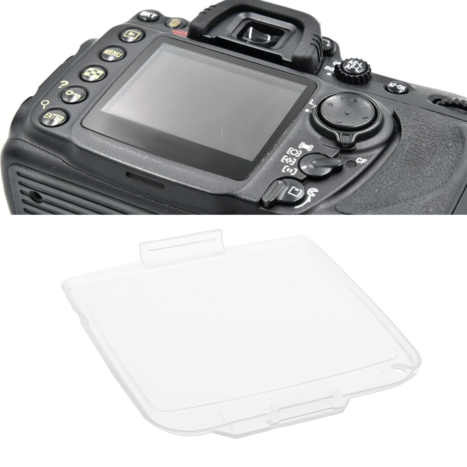 EMSea 2 szt. osłony ekranu LCD aparatu, przezroczyste, kompatybilne z aparatami Nikon D200 BM6 BM-6 BM 6 DSLR