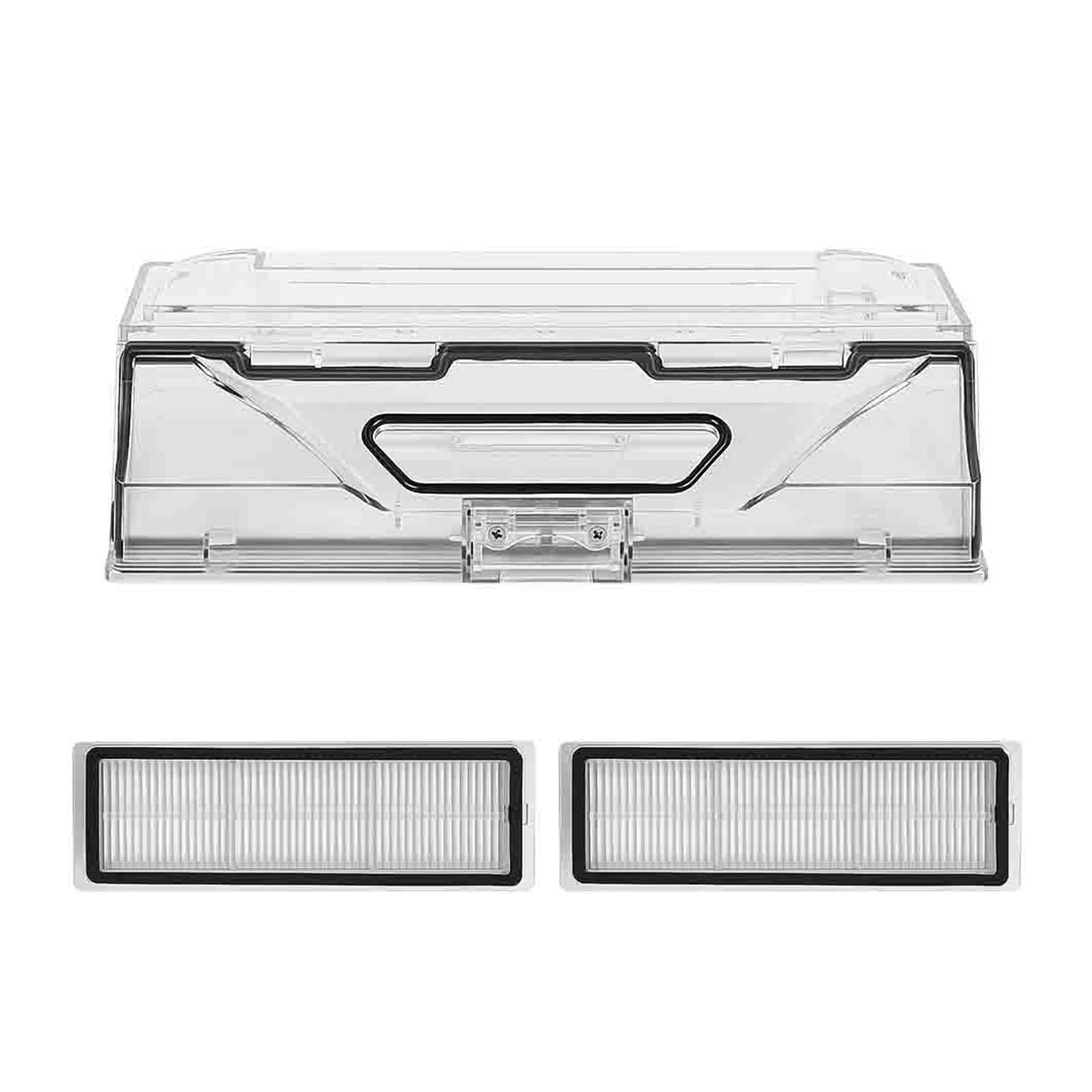 HIZON Vacuum Sweeping Robot Garbage Box Dust Collection Hepa Filter Part，Compatible For Xiaomi，Compatible For Mijia，1C STYTJ01ZHM(SET2)