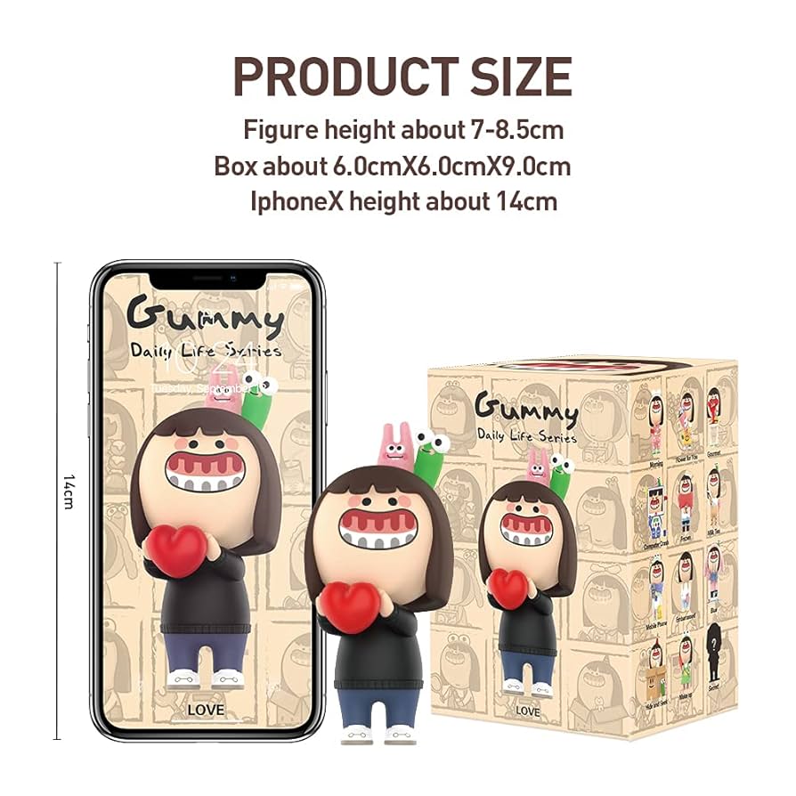 POPMART GUMMY Daily Life シリーズ POP MART Gummy Daily Life Series Blind Box Collection Doll