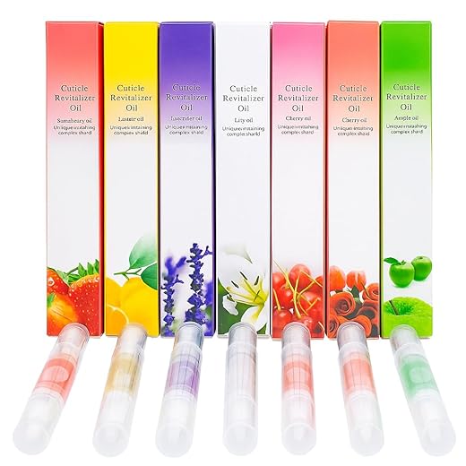 Kit 4 Canetas Óleo Hidratante Revitalizador para Cutículas e Unhas com Tratamento Eficaz Premium