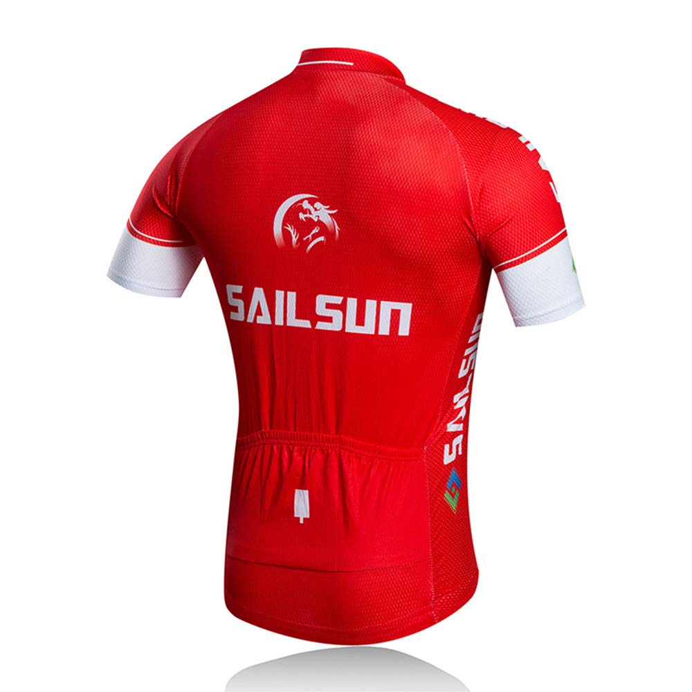 JPOJPO Men's Cycling Jersey,Bike Short Sleeve,Mountain Riding Shirt, Breathable, Quick Dry Biking Shirt