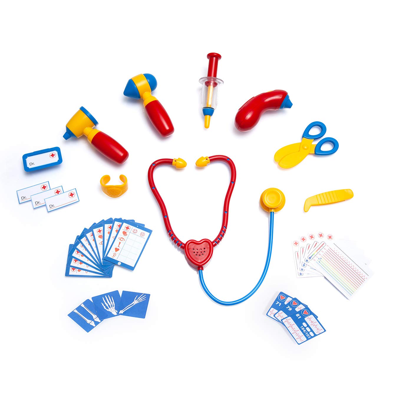Bayer Design Valigetta da Dottore, Medico Kit con Accessori, Gioco di Ruolo Bambini, 34 Pezzi