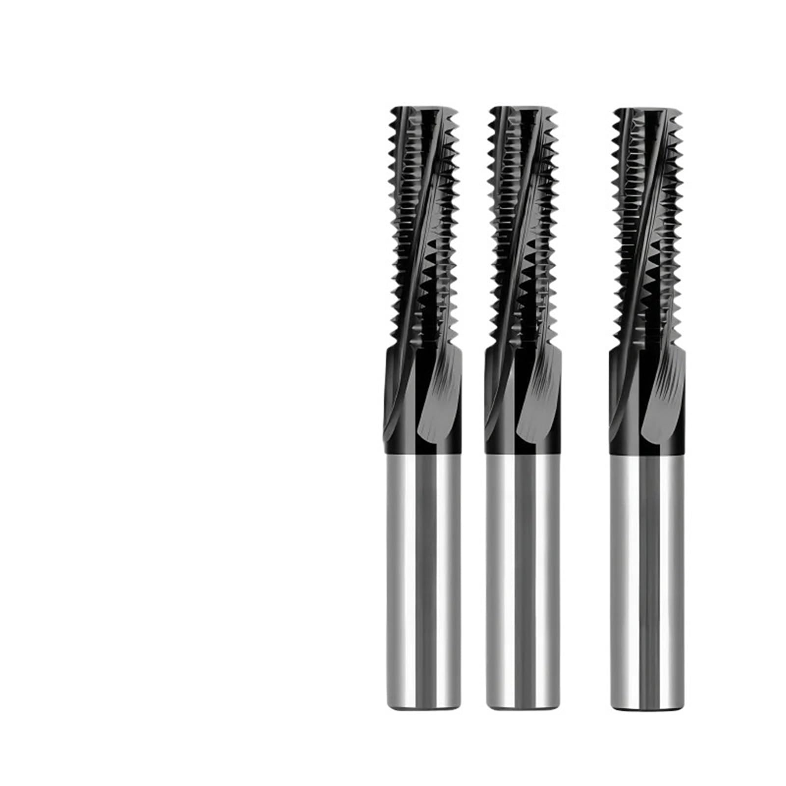 1 szt. Maszyna CNC Frezy z węglika spiekanego z węglika spiekanego UNC 10-24 12-24 1/4 3/8 UNF 10-32 12-28 (UNF1I2-20XD10X75L, do stali nierdzewnej_1 szt.)