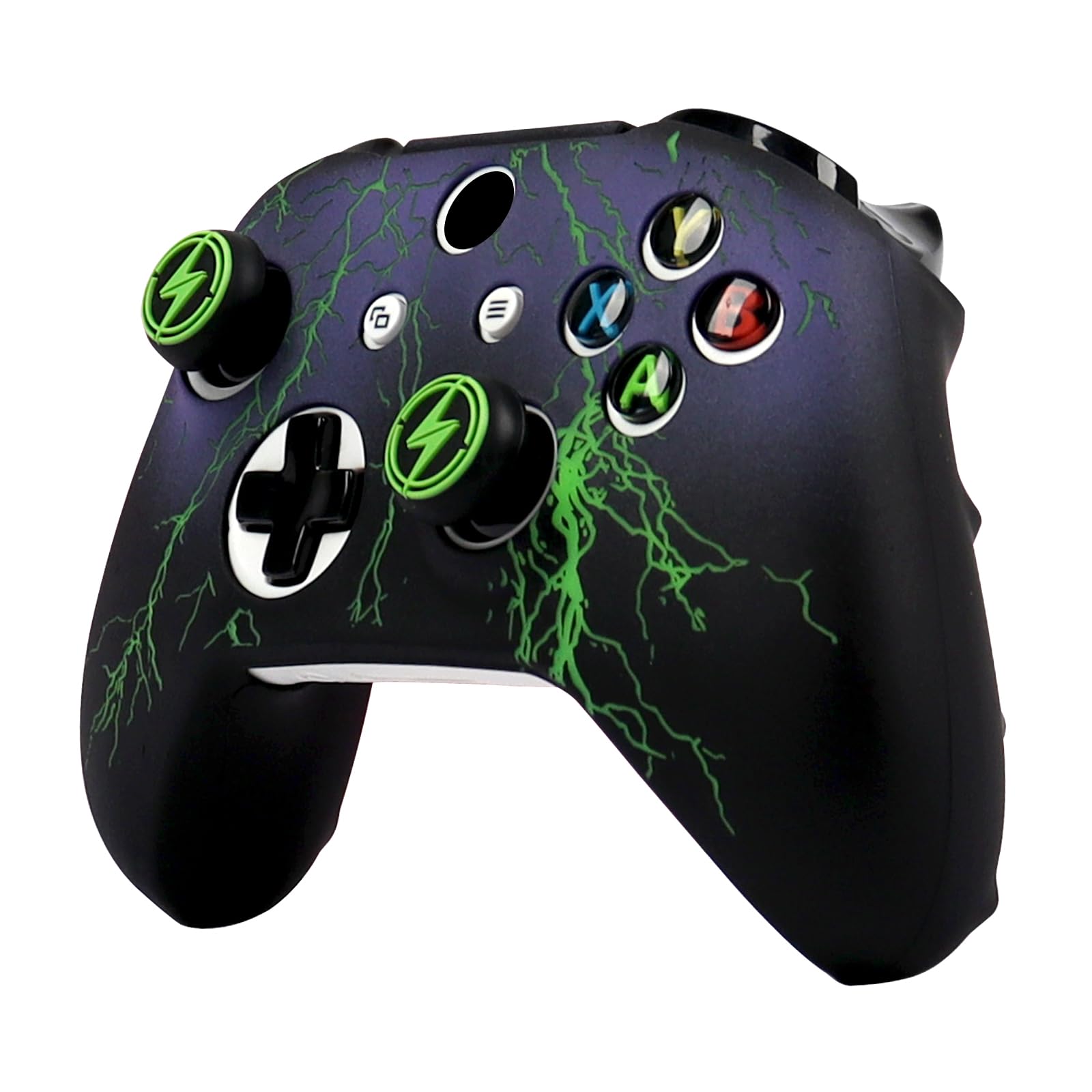 RALAN Controller Skin for Xbox One, Anti-Slip Silicone Controller Cover Protector Case Compatible for Xbox 1 Wireless/Wired Gamepad Joystick with 2 Cute Thumb Grips Caps.