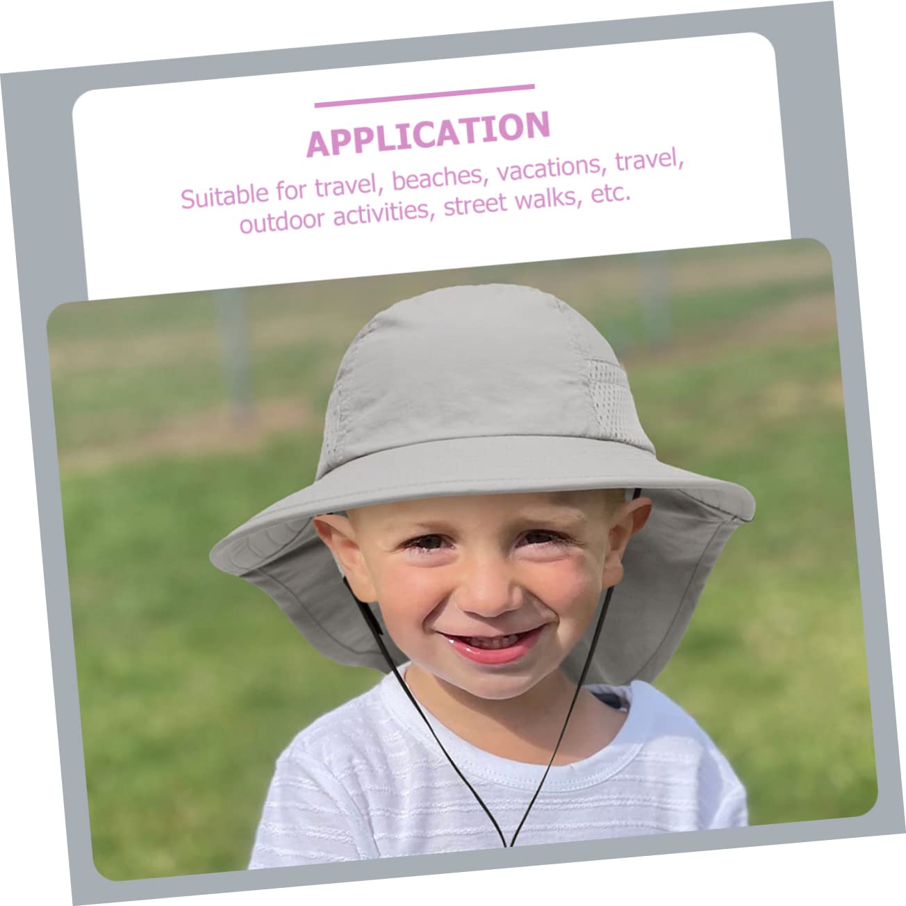 FRCOLOR Sonnenhut Für Sonnenhut Für Babymütze Hüte Für Mädchen Hüte Strandeimer Sommerhut Für Eimerhut Für Baumwolle