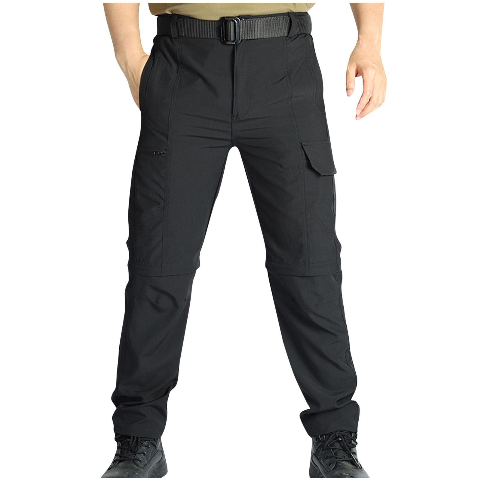 Mens Cargo Pants Lightweight Water Resistant Quick Dry Outdoor Hiking Pants for Fishing Travel Camping