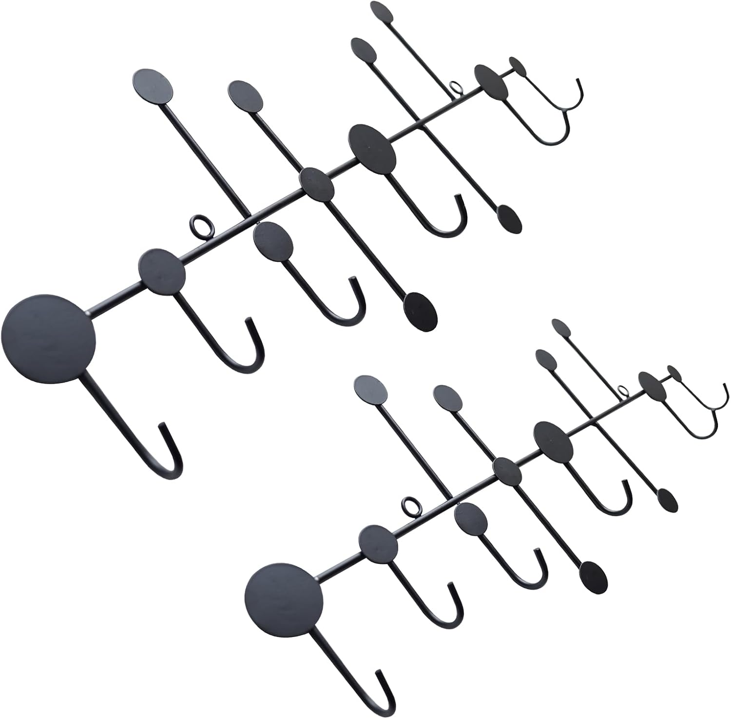 Big Size Coat Rack Wall Mounted 6 Hooks Metal Coat Hook 2