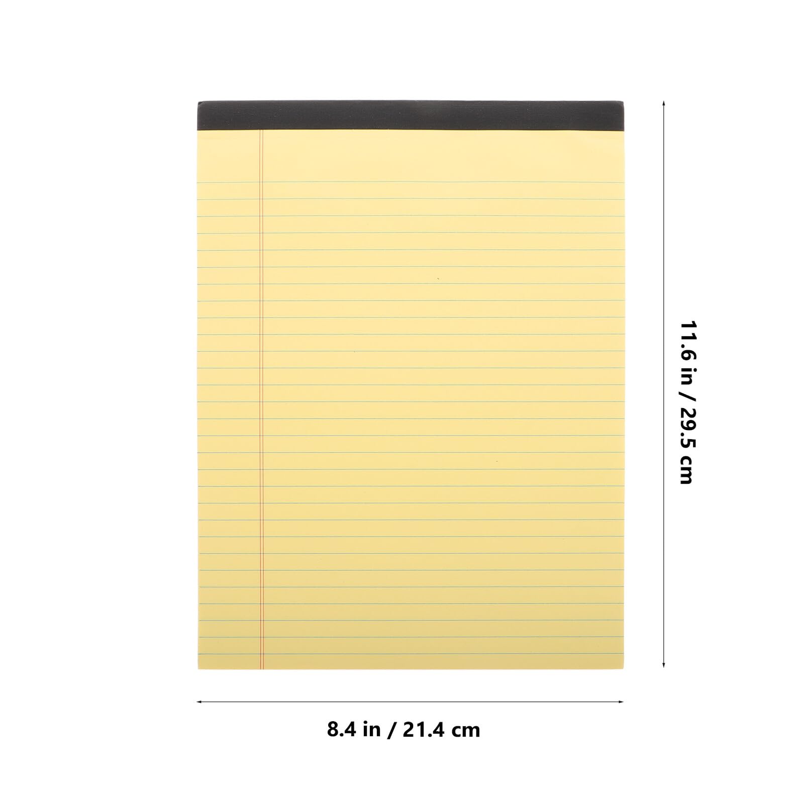 ABOOFAN Quaderno a Righe A4 Giallo 6 Pezzi Con Pagine Strappabili, Blocco Note Per Appunti Lavoro e Scuola, Quaderno Di Riunioni Con Sezioni Per Organizzazione Professionale