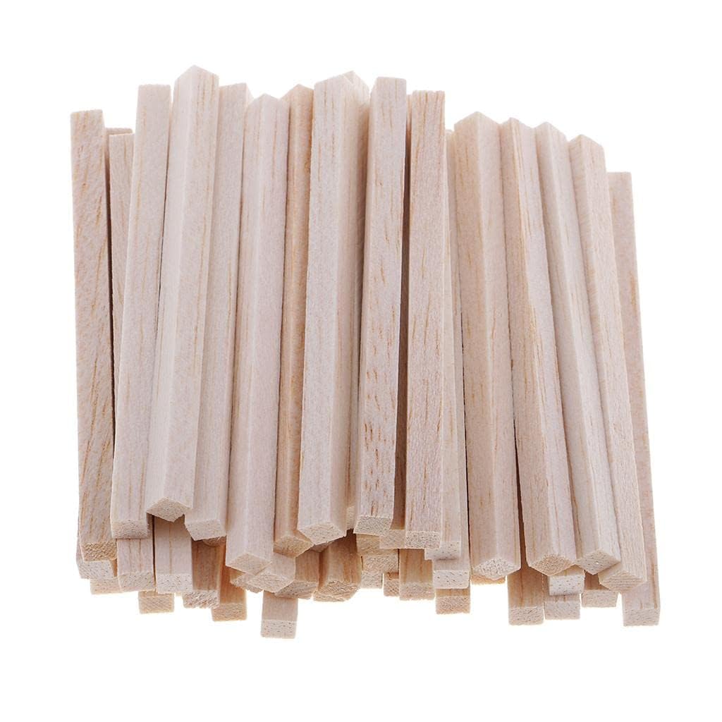 Pmw - Wooden Sticks for DIY & Craft Work – Natural Finish Wooden Pieces for Art, Decoration & Hobby Use - Eco-Friendly Natural Wood for Art, DIY & School Activities - Set of 50Pcs Approx.-image-7