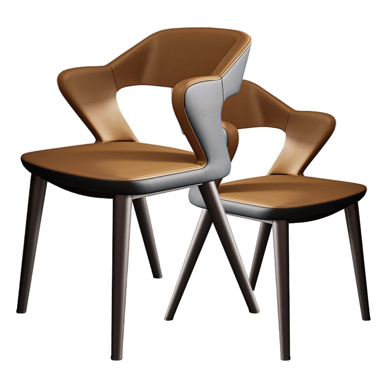 Chaise de salle à manger rembourrée imperméable et facile à nettoyer