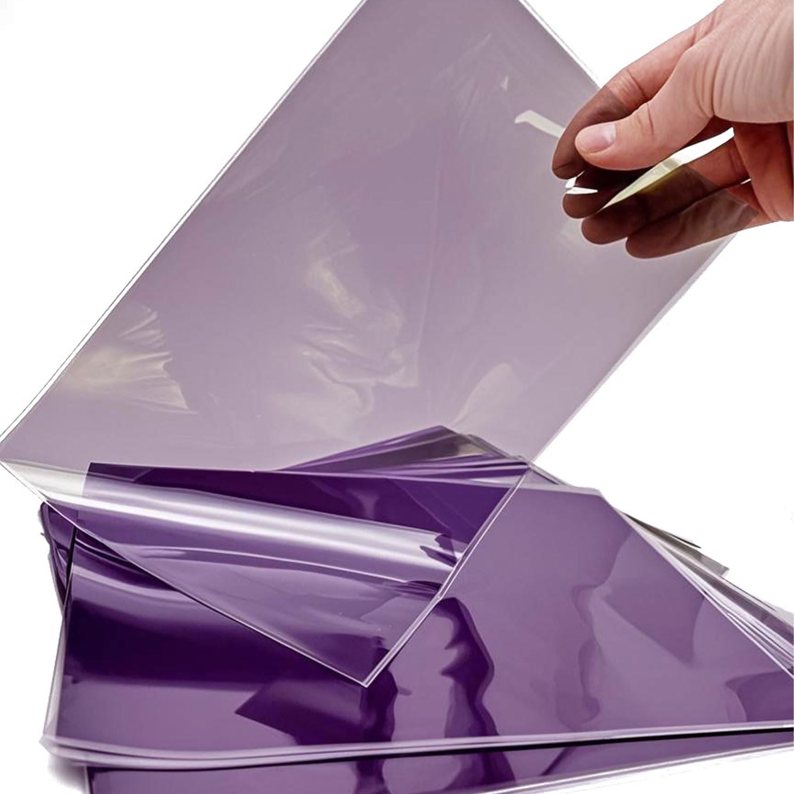 AimtoHome Cellophane Treat Bags Purple, 9x6 inches, 50 Pack with Ties,Small Party Favors bags for Cookie Candy Popcorn