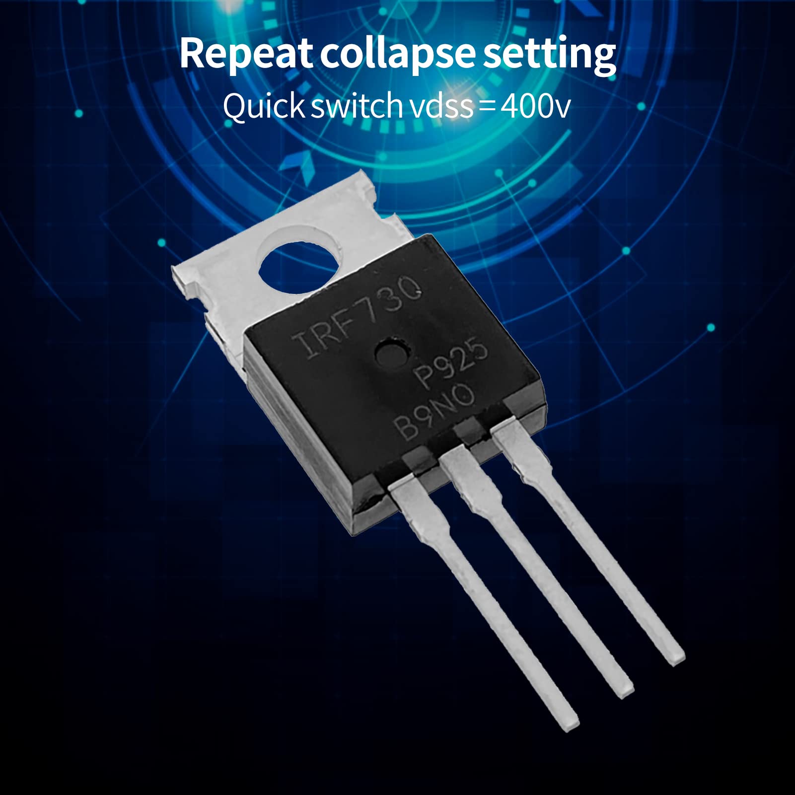 DEWIN IRF730 Kit Transistor Chip 10 Sztuk Componenti Elettronici Originali