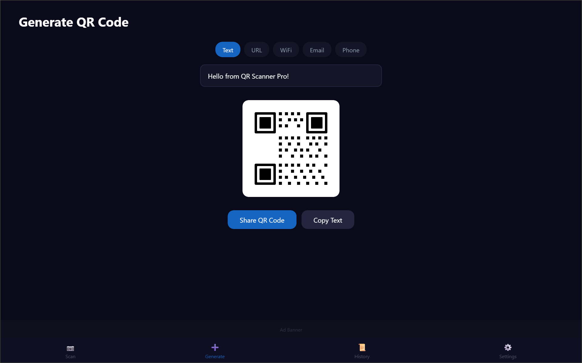 QR Scanner Pro - QR Code Reader, Barcode Scanner & QR Generator Free ...